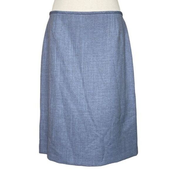 Preston & York Skirt Suit Size 10 Blue - Picture 4 of 9